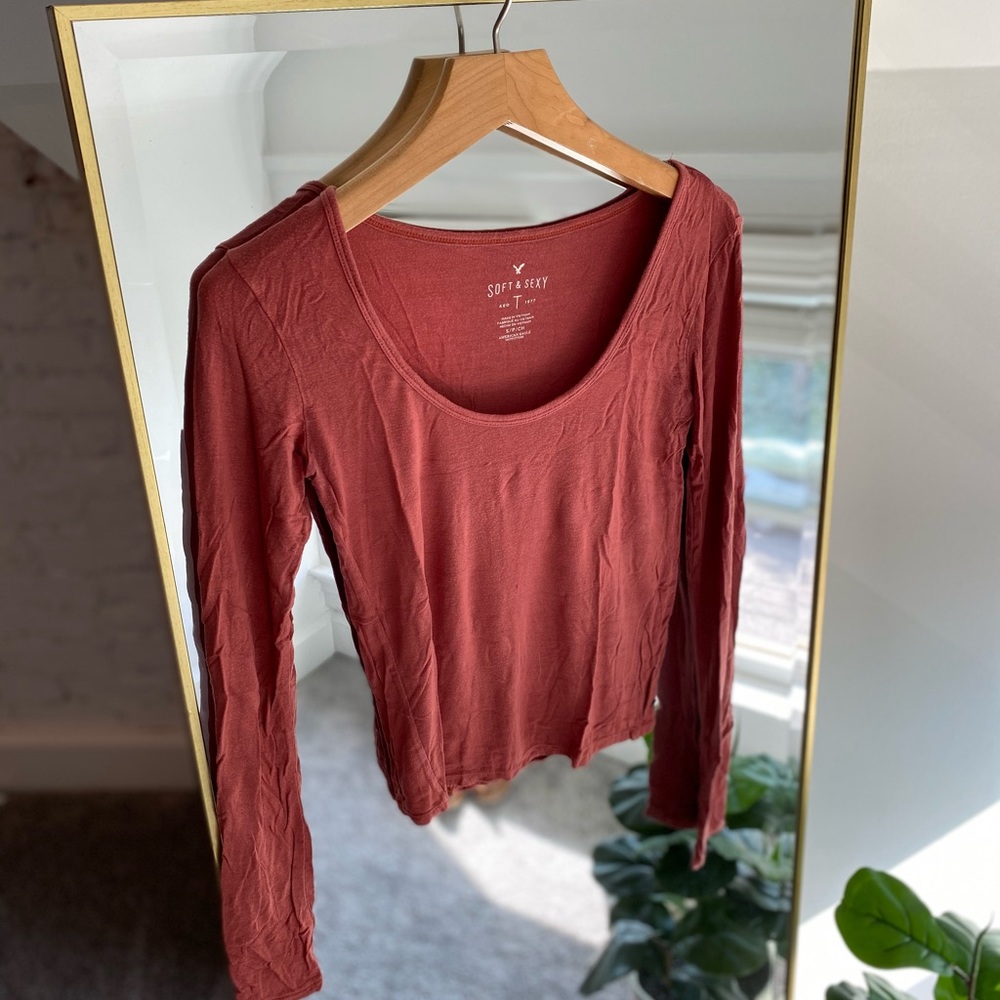 Soft and sexy scoop neck